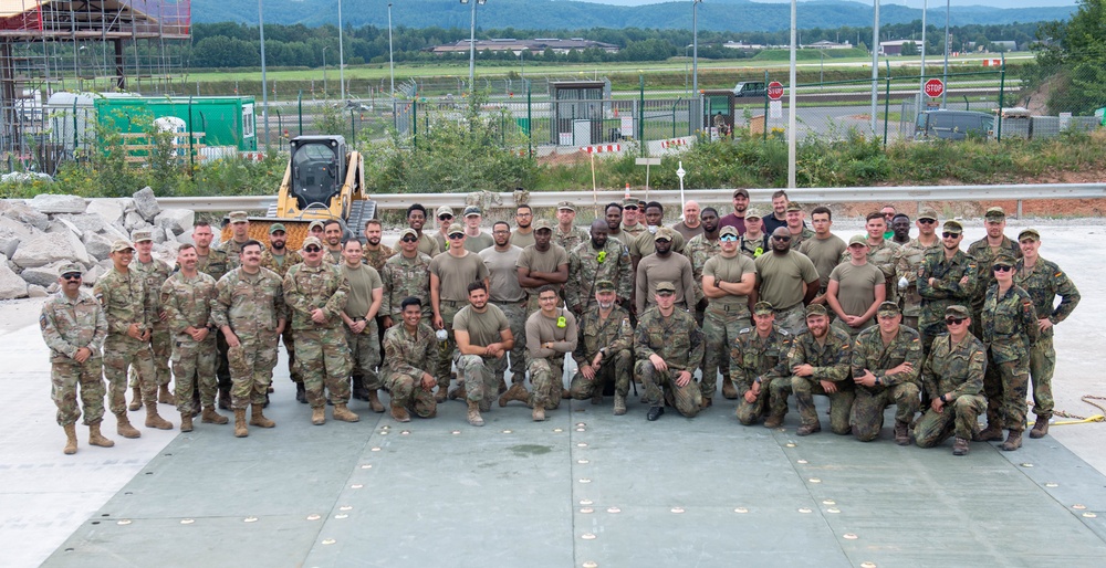 HQ USAFE-AFAFRICA holds multinational airfield repair demonstration