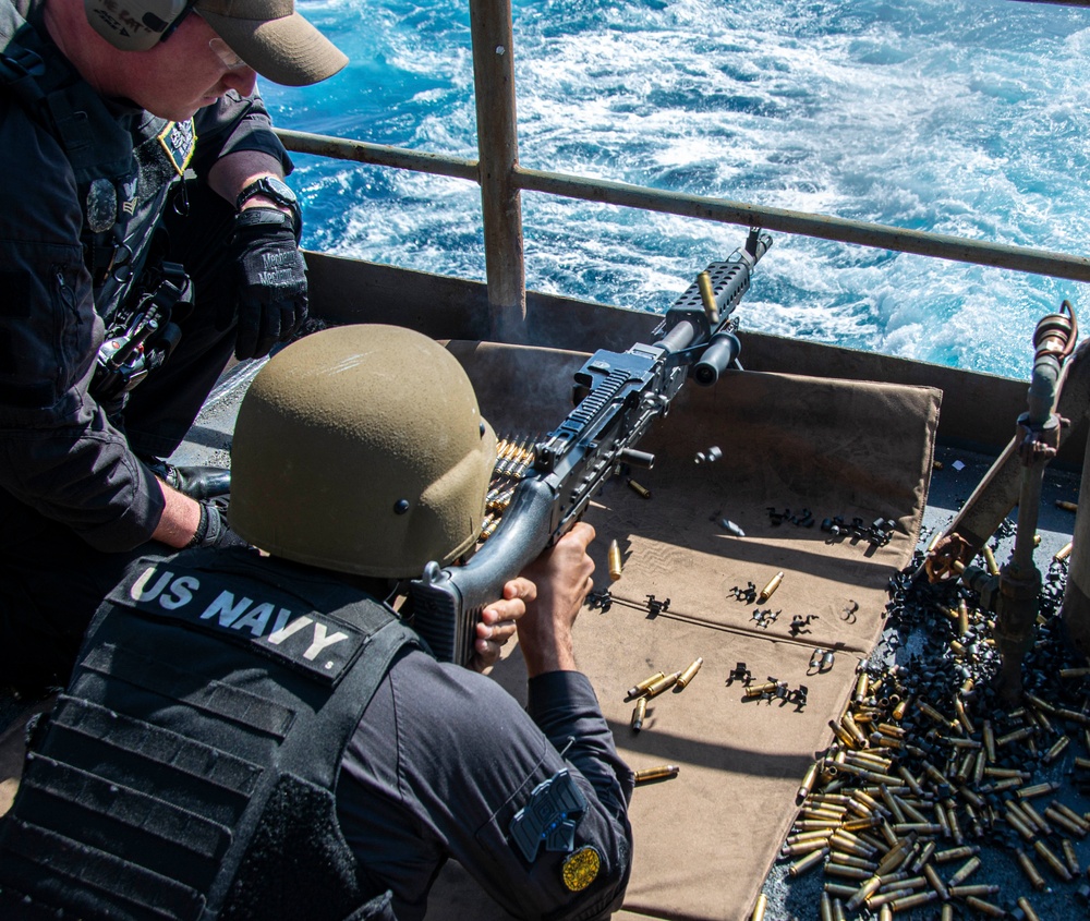 Nimitz Conducts Live Fire Exercise