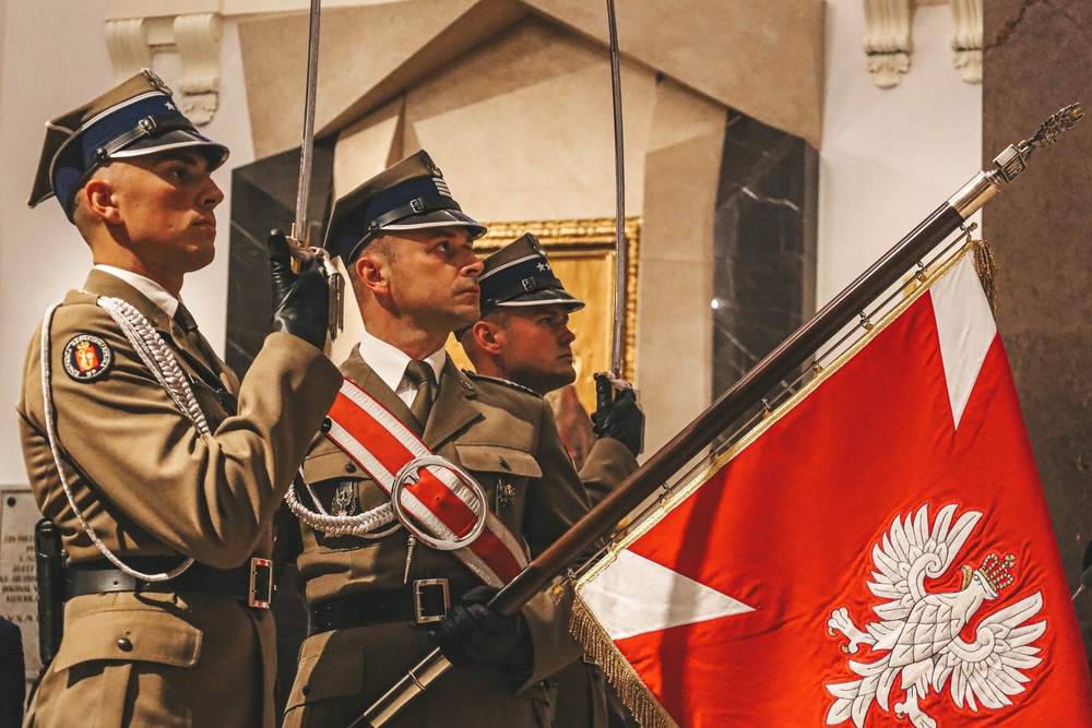 Killed in Action U.S. Soldier honored in Poland as hero to the nation