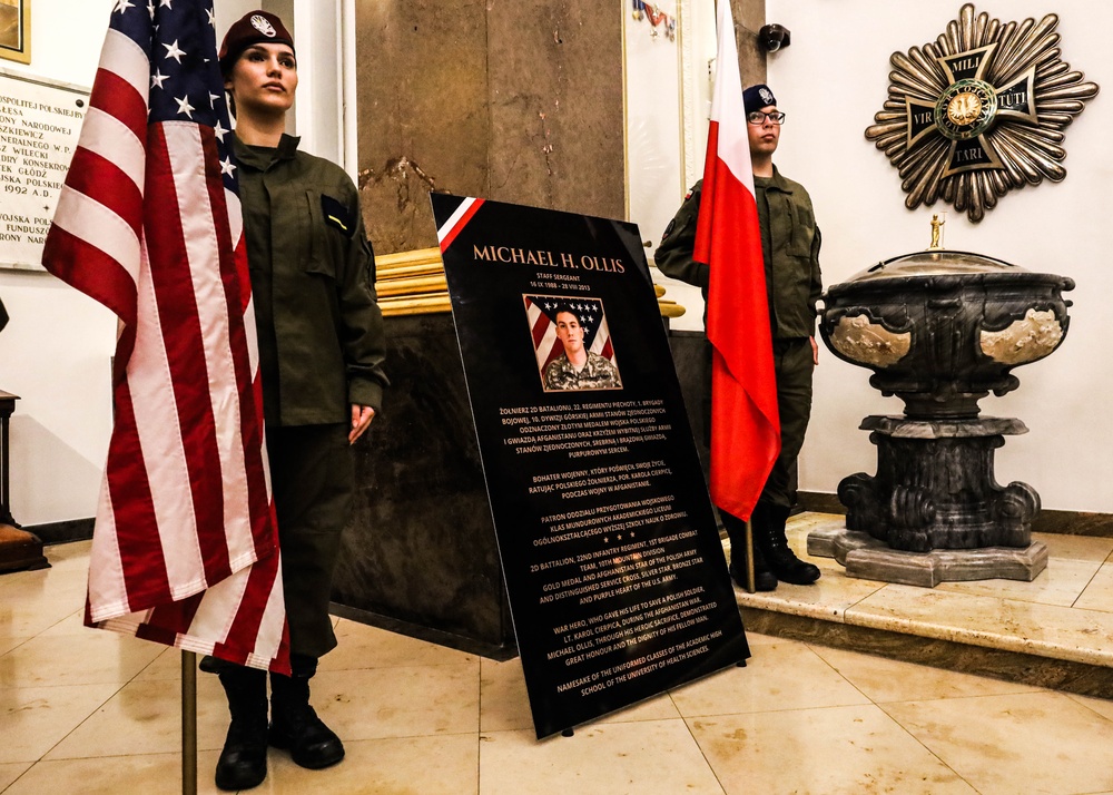 Killed in Action U.S. Soldier honored in Poland as hero to the nation