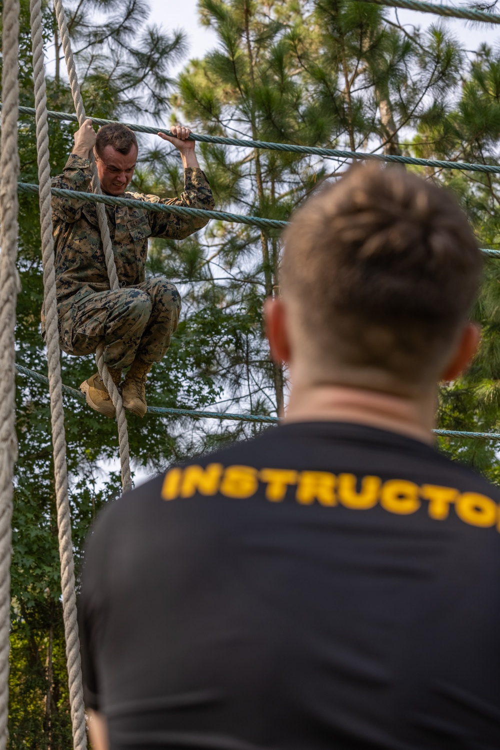 Corporals Course runs the Confidence Course