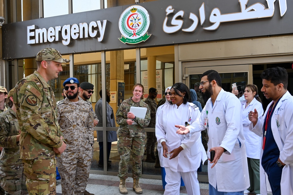 378th EMDS visit local hospital during Operation Agile Spartan