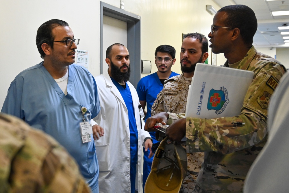 378th EMDS visit local hospital during Operation Agile Spartan