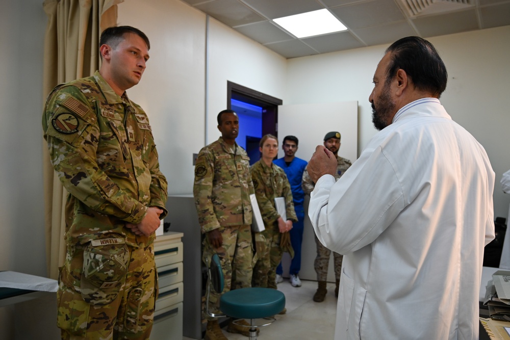 378th EMDS visit local hospital during Operation Agile Spartan