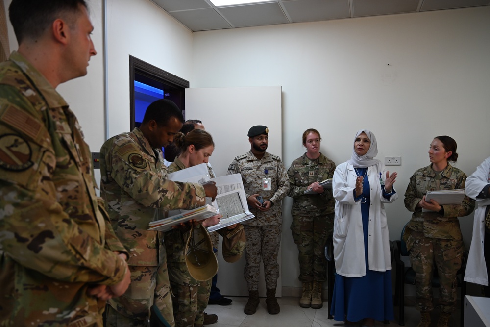 378th EMDS visit local hospital during Operation Agile Spartan