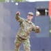 First Pitch Thrown By Fort Detrick Soldiers