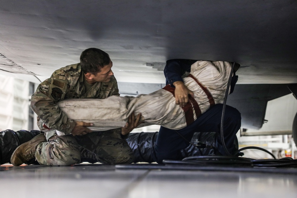 MXS conducts annual confined space training