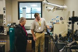 AMC executive deputy visits USATA, helps champion for funding