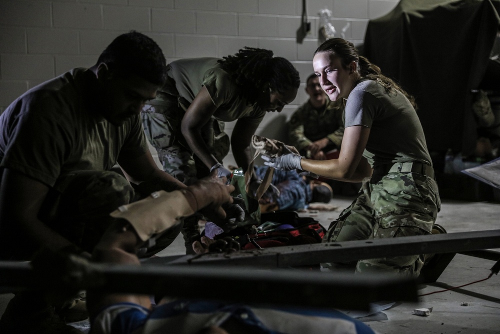 445th ASTS conduct mass casualty training