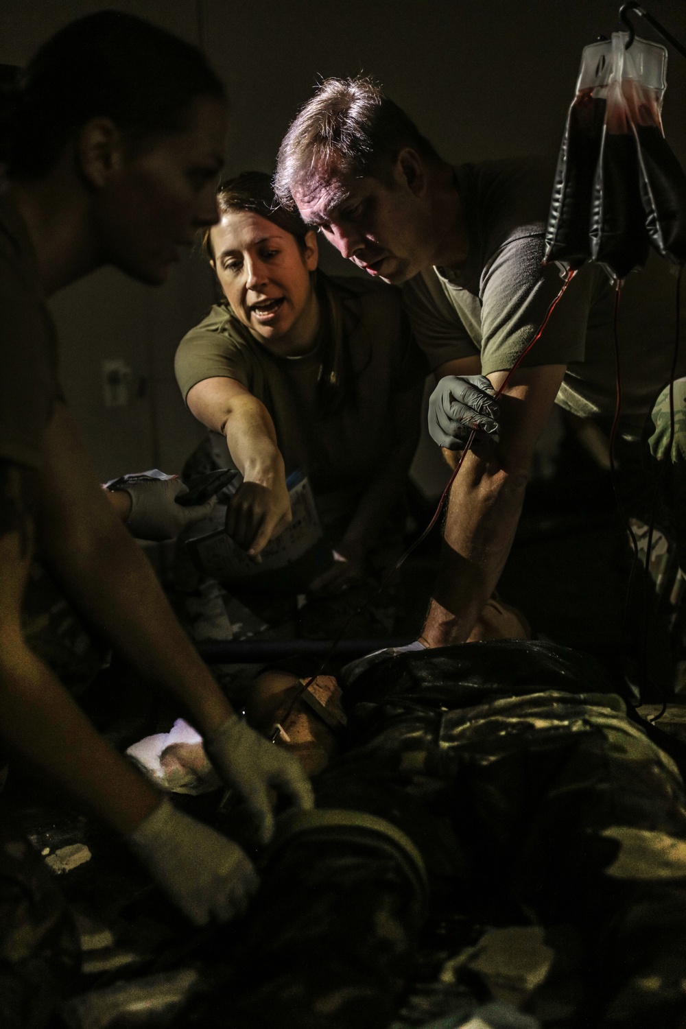 445th ASTS conduct mass casualty training