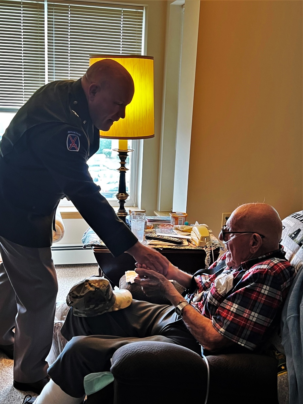 Wisconsin World War II Veteran Receives Special Army Reserve Visitors