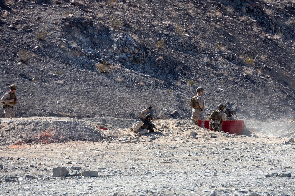 MARSOC Raiders conduct Range 410A with 3/4 at The Combat Center