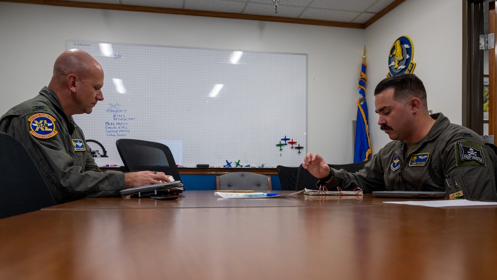 Col Davidson T-6 flight