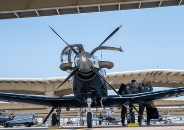 Col Davidson T-6 flight