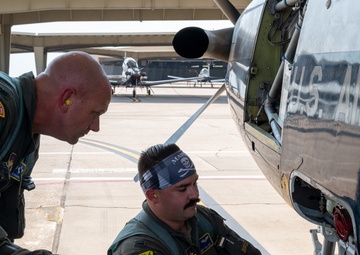 Col Davidson T-6 flight