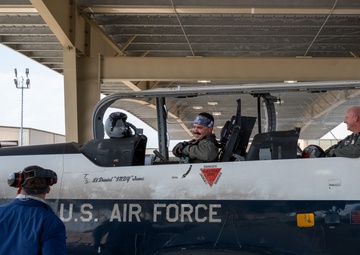 Col Davidson T-6 flight