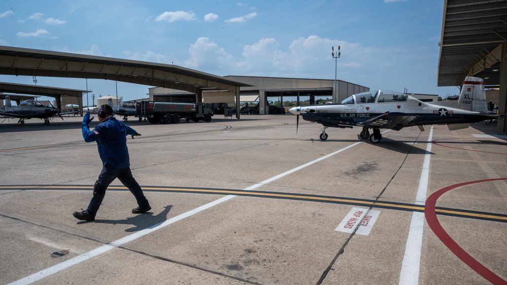 Col Davidson T-6 flight