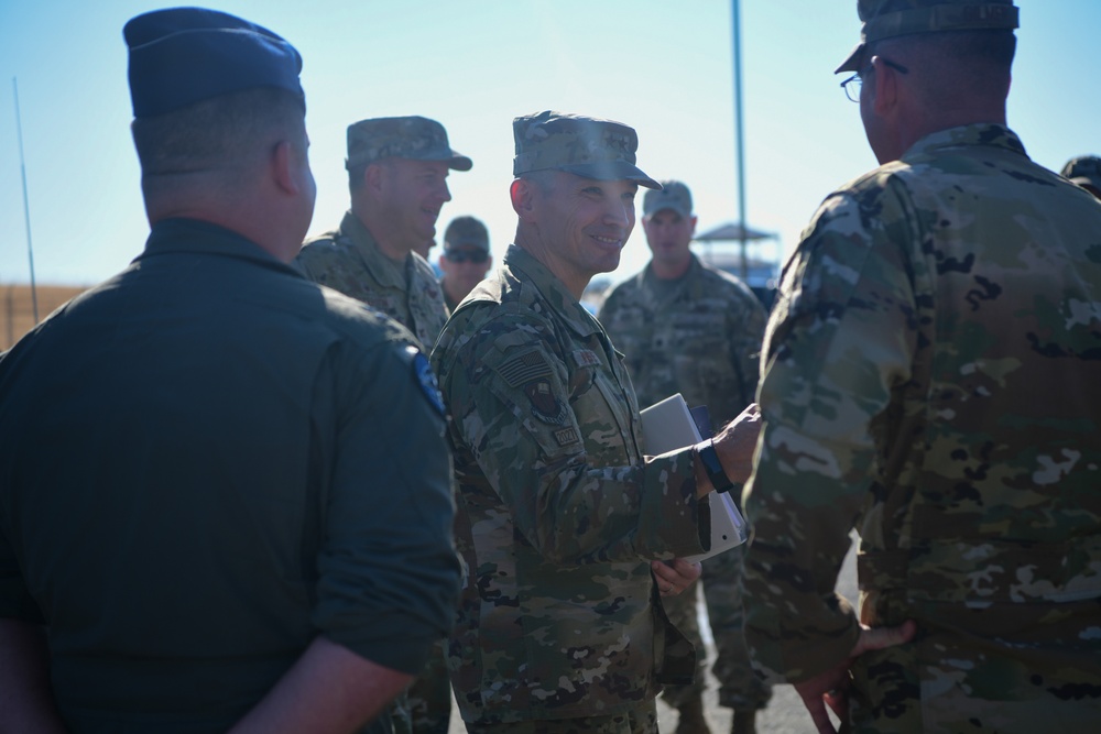 Maj. Gen. Hensley Visit