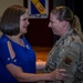 Kristen Christy speaks at Seymour Johnson AFB