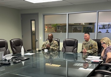 Army Garrison Leadership meets with State Environment Officials to strengthen partnership