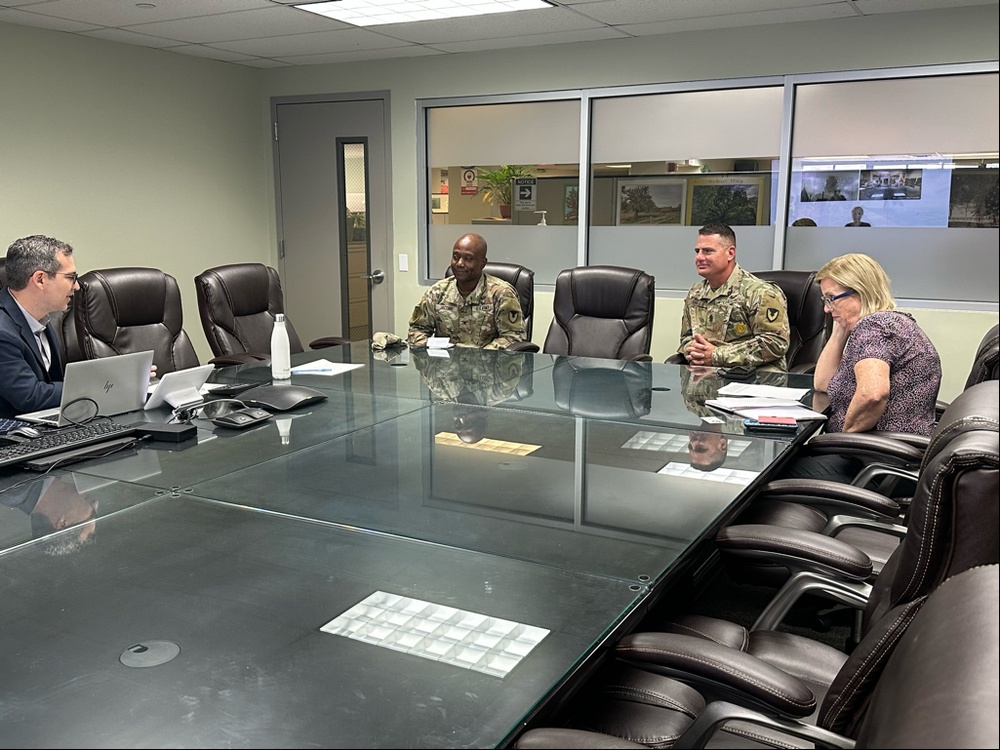 Army Garrison Leadership meets with State Environment Officials to strengthen partnership