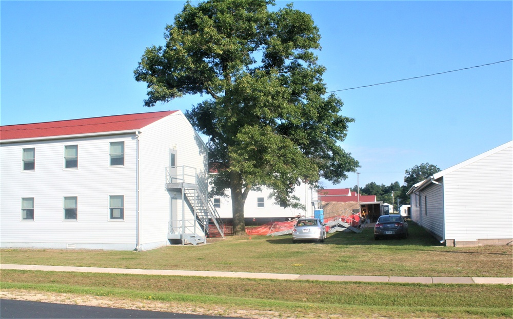 Work to build new foundations for relocated World War II-era barracks under way at Fort McCoy