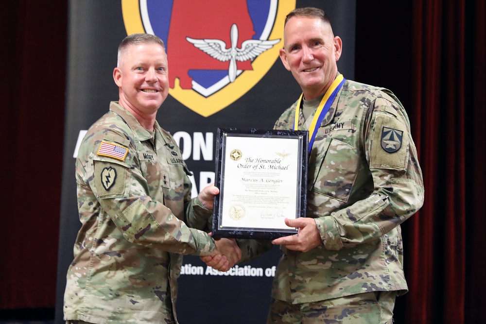 COL Marcus Gengler awarded Order of Saint Michael - Silver Award