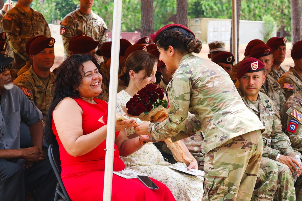 Bravo Company, 307th AEB Change of Command Ceremony