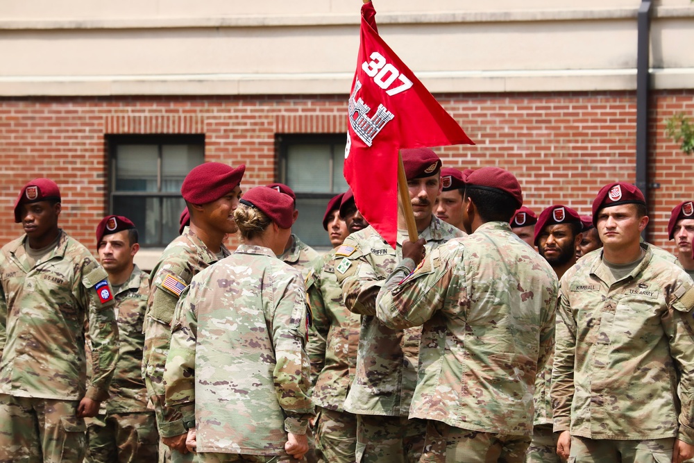 Bravo Company, 307th AEB Change of Command Ceremony