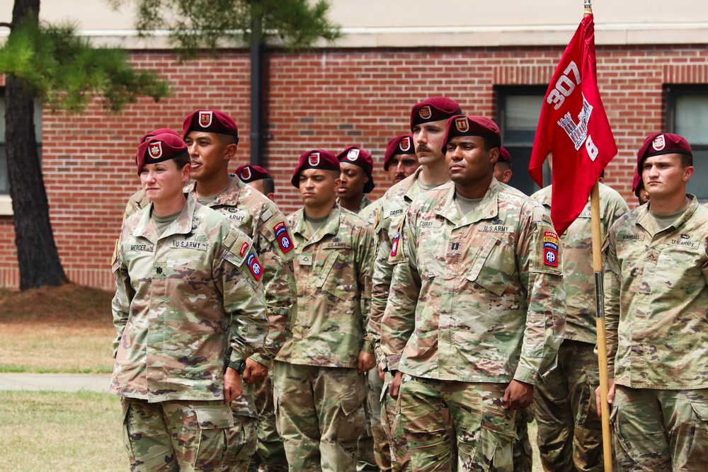 Bravo Company, 307th AEB Change of Command Ceremony