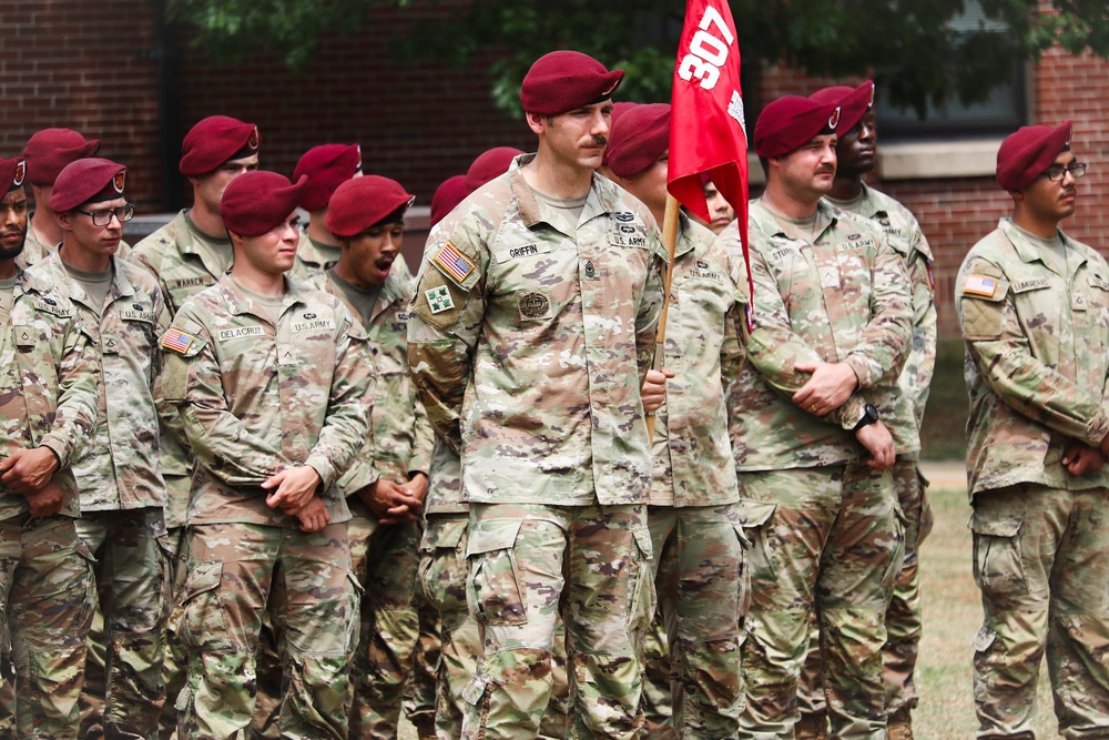 Bravo Company, 307th AEB Change of Command Ceremony