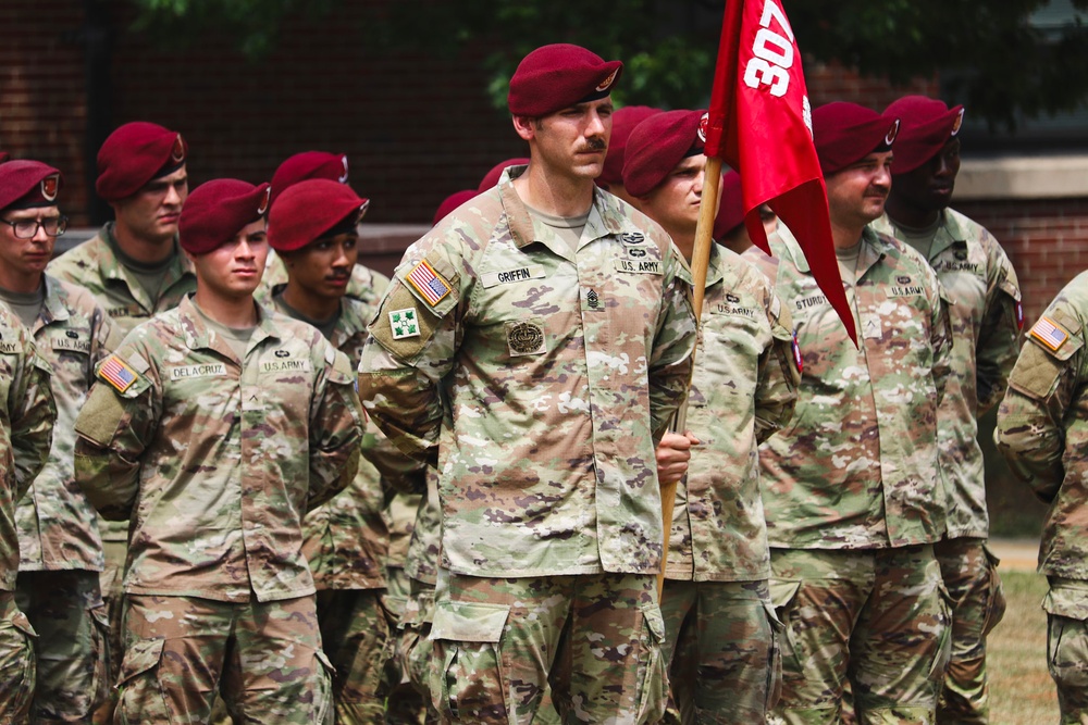 Bravo Company, 307th AEB Change of Command Ceremony