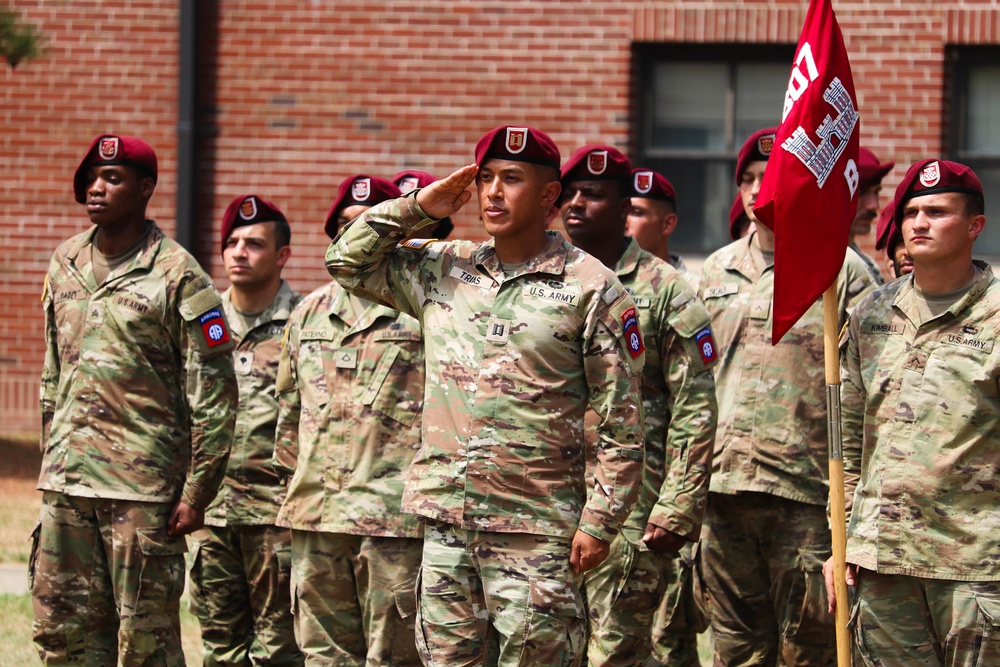 Bravo Company, 307th AEB Change of Command Ceremony