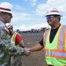 Honolulu District Commander thanks temporary emergency power team