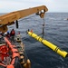 U.S. Coast Guard and U.S. Navy launch unmanned undersea vehicle during Arctic patrol