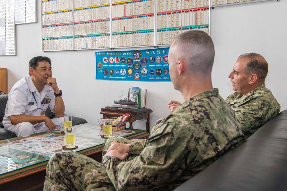 CNRJ CMC Office Call at JMSDF HQ