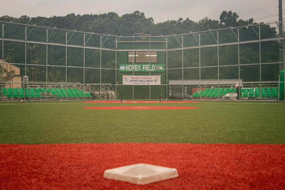 CAMP HOVEYS NEW BALL FIELD