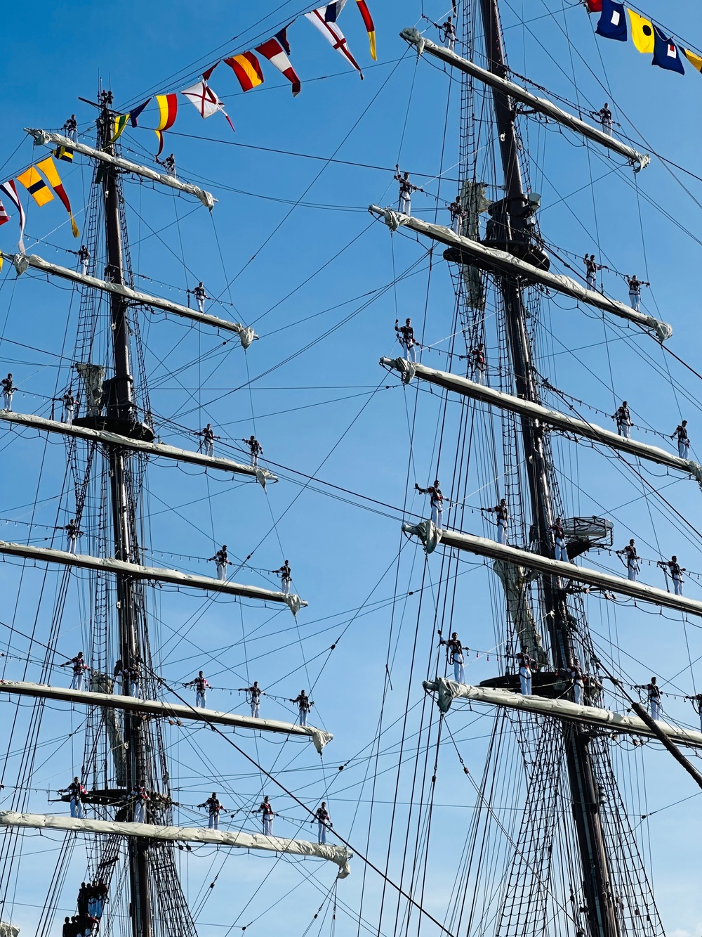 Peruvian Tall Ship, B.A.P. Unión (BEV 161) Ports at Naval Base Guam