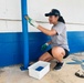 Peruvian Sailors Volunteer at Guam School