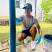 Peruvian Sailors Volunteer at Guam School