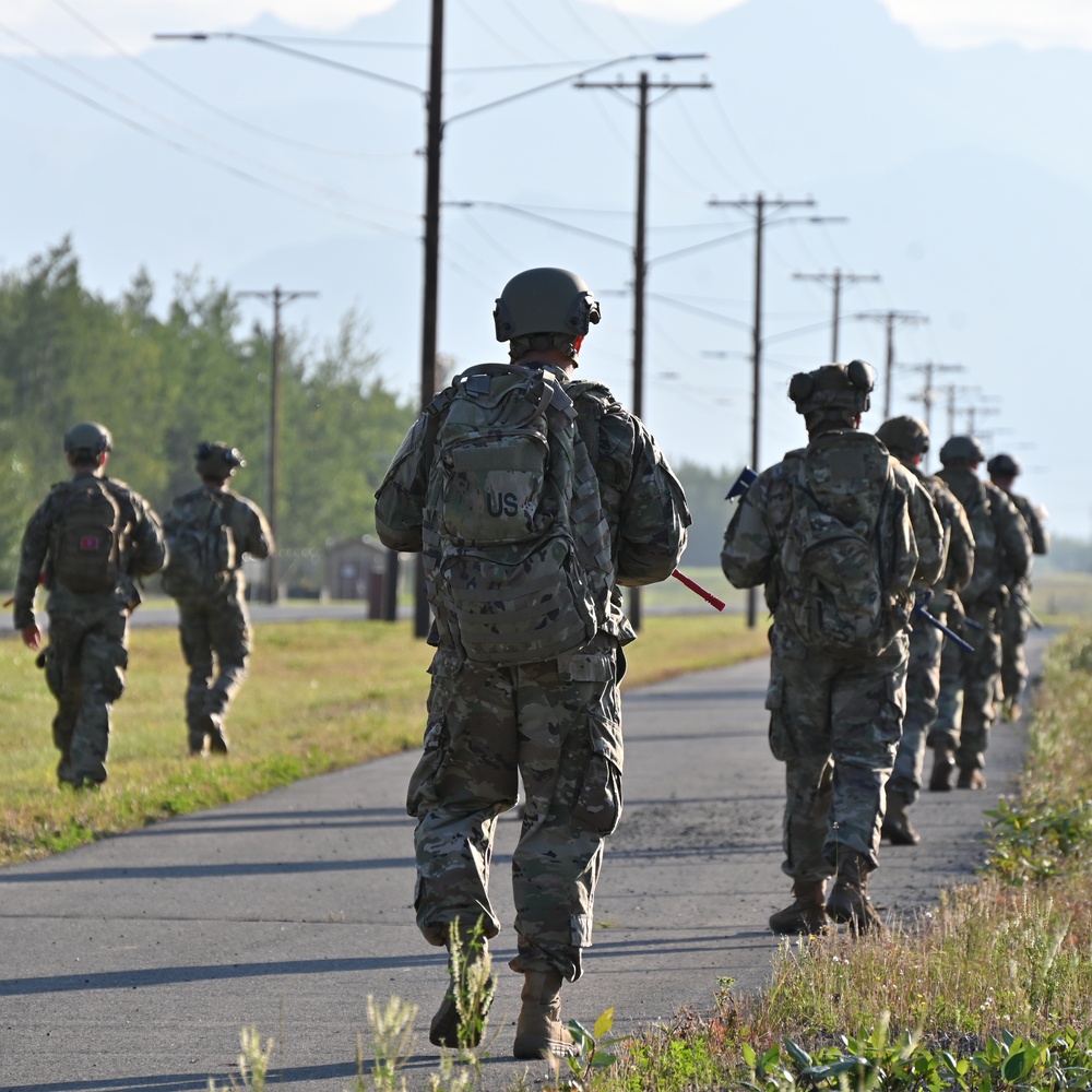 118th Security Forces Squadron Ruck March in Alaska