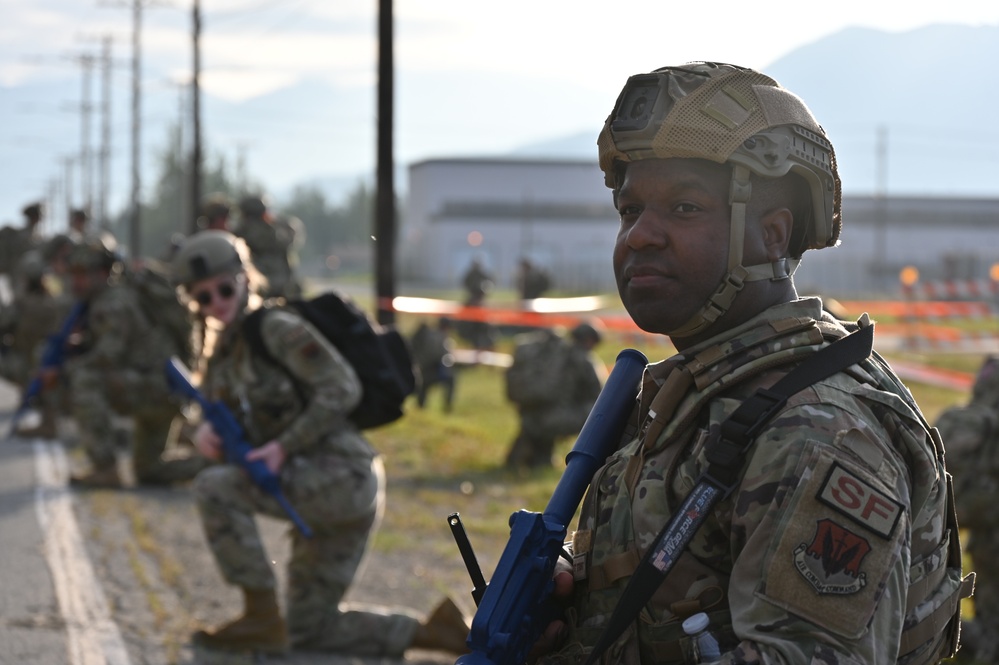 118th Security Forces Squadron Ruck March in Alaska