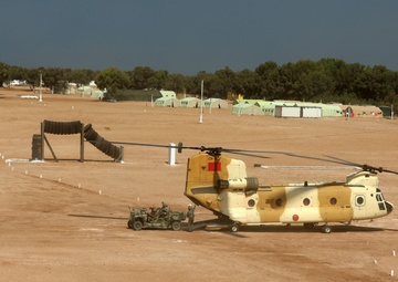 U.S military personnel and Joint Forces practice the culmination exercise for African Lion 23