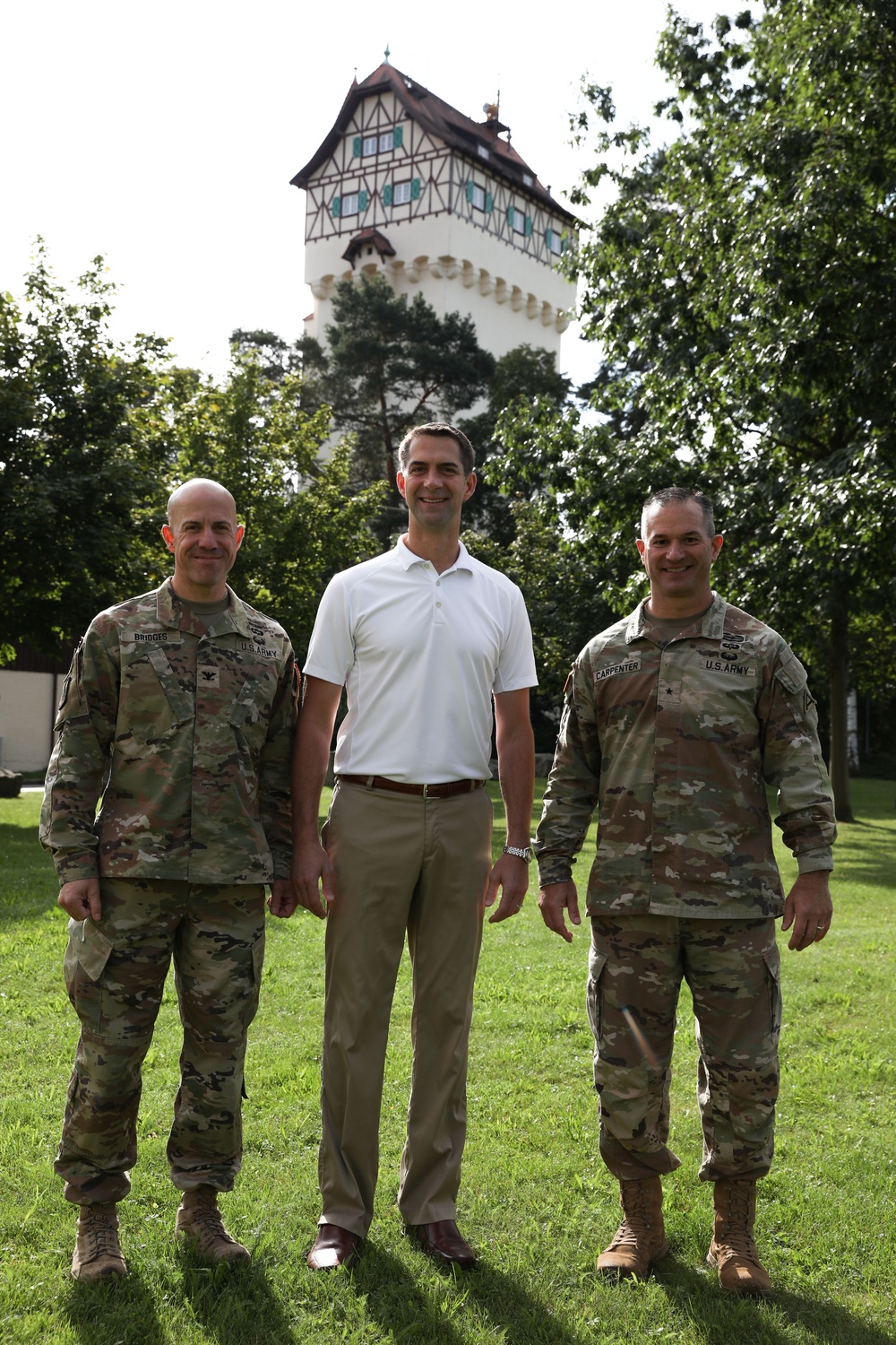 Sen. Thomas Cotton visits Arkansas Guard in Germany