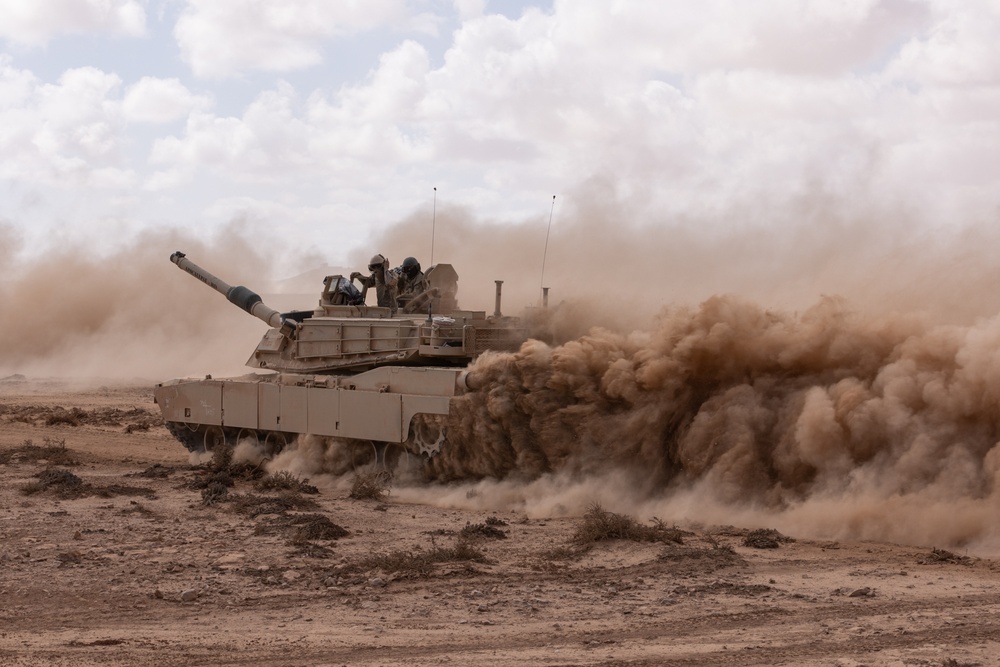 Oregon Army National Guard tank crews train in Morocco