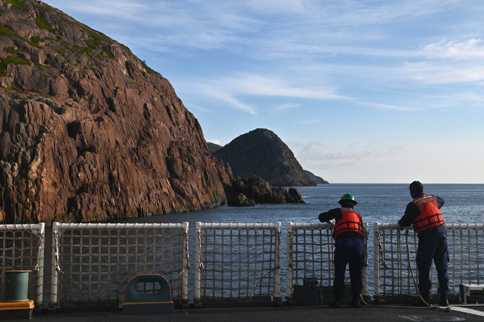 U.S. Coast Guard Cutter Forward (WMEC 911) arrives in St. John’s, Newfoundland