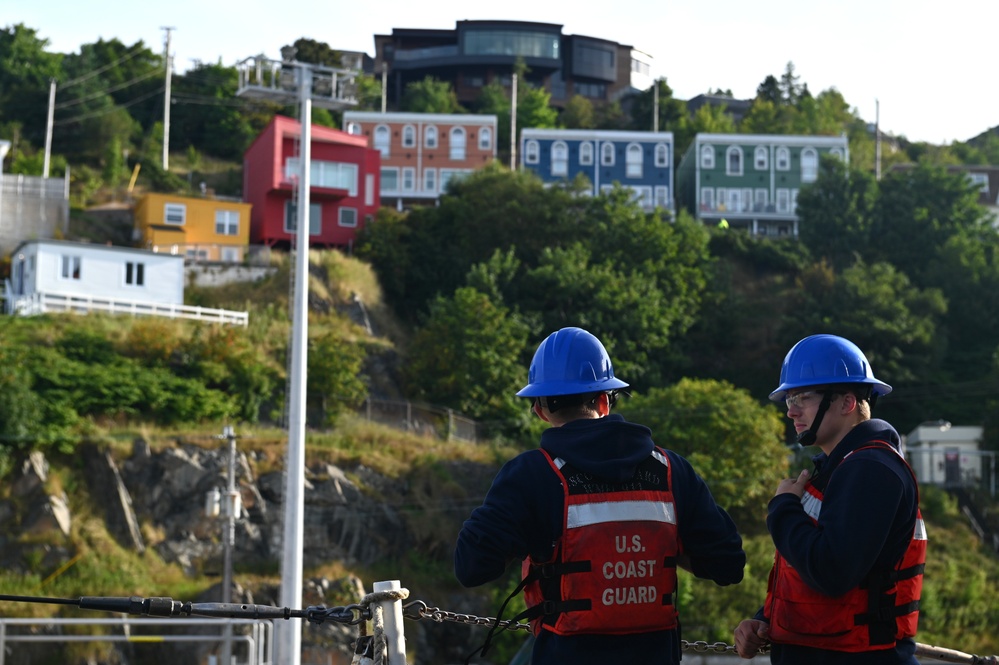 U.S. Coast Guard Cutter Forward (WMEC 911) arrives in St. John’s, Newfoundland