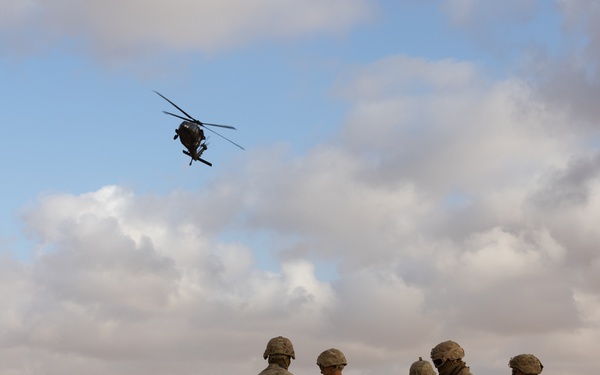 Medics practice medevac operations in Morocco’s Tan Tan training area