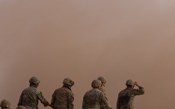 Medics practice medevac operations in Morocco’s Tan Tan training area