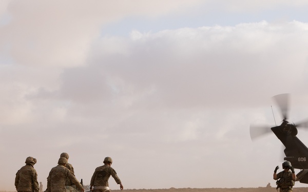 Medics practice medevac operations in Morocco’s Tan Tan training area